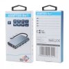 TB HUB Adapter USB C 8w1 HDMIx2 USB VGA RJ45 PD